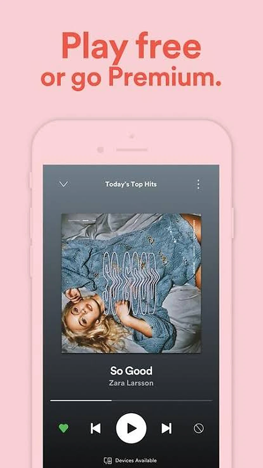 Play Songs dans Any Order Spotify fonctionnalité screenshot