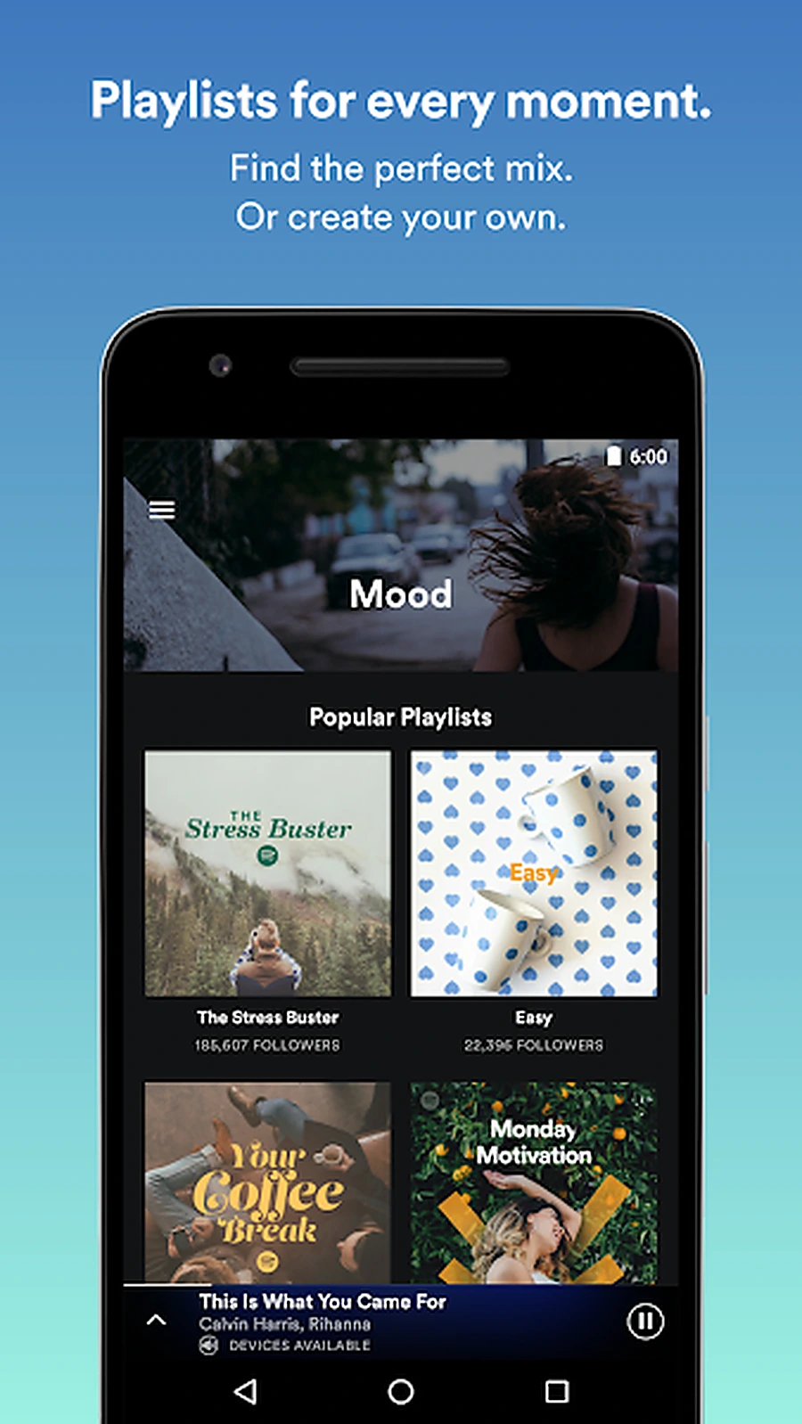 playlist Creation Spotify fonctionnalité screenshot