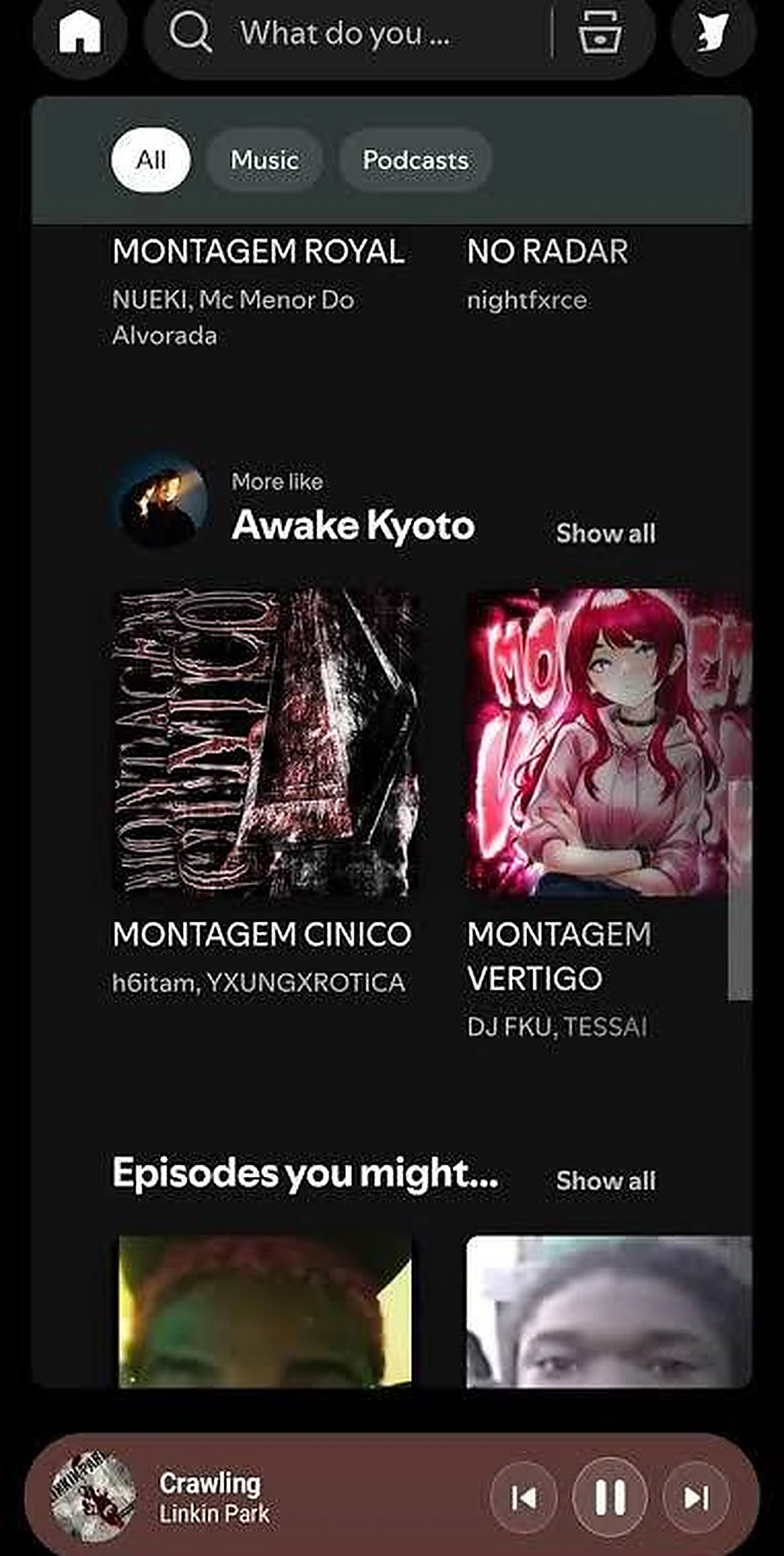 Podcast lecture Speed Spotify fonctionnalité screenshot