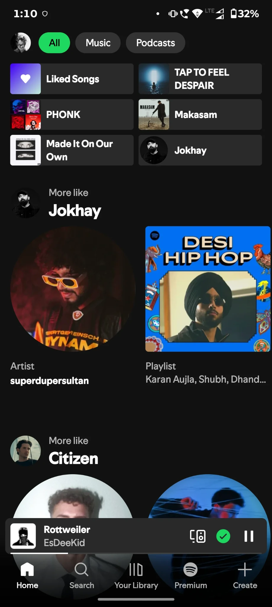Bluetooth lecture Spotify fonctionnalité screenshot